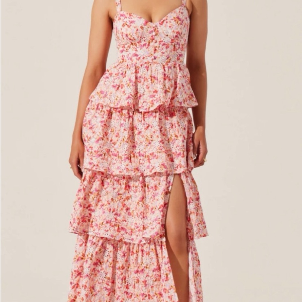 ASTR the Label Midsummer Tiered Floral Print Dress